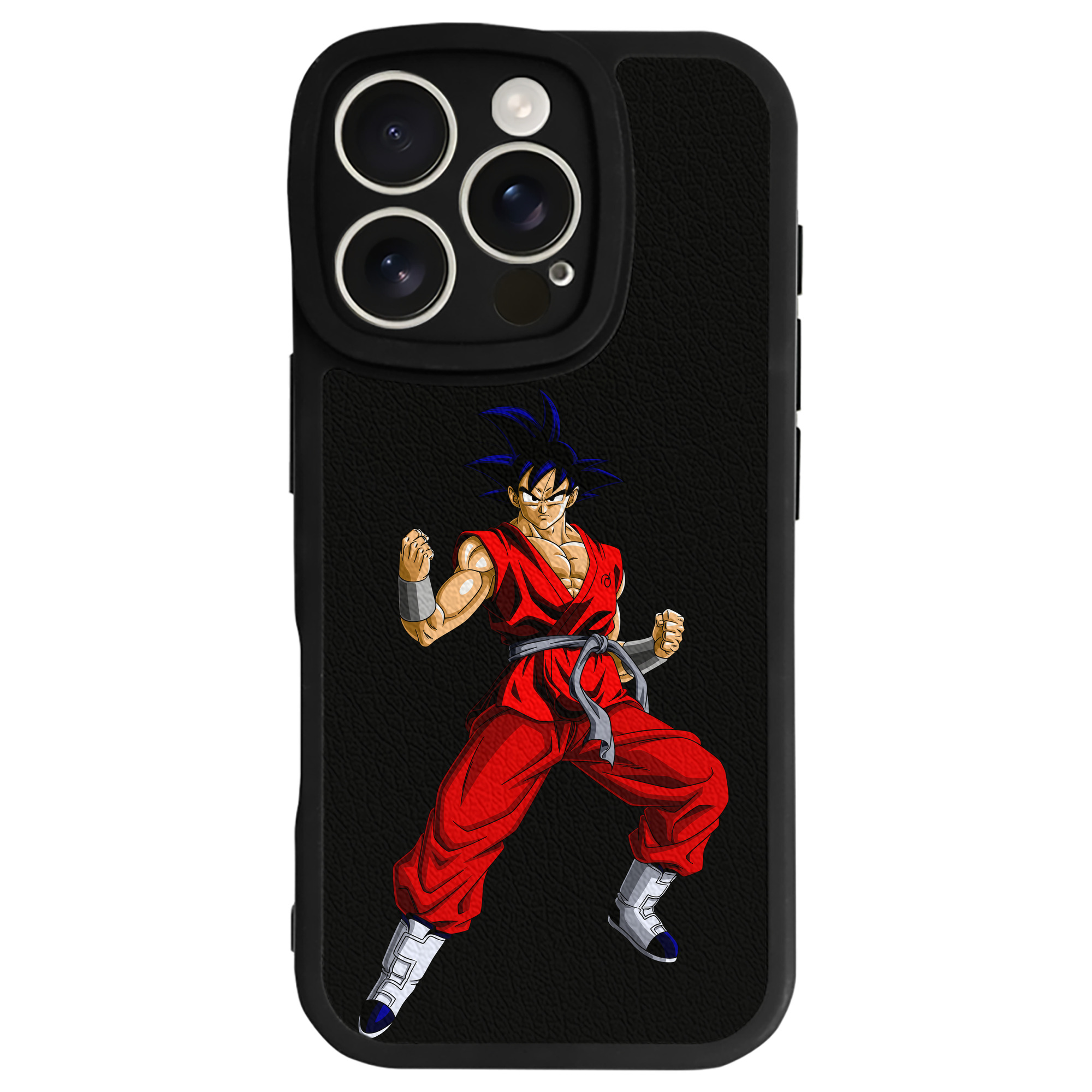 （画像用） ドラゴンボール 孫悟空（そん ごくう）Son Goku カカロット DRAGON BALL Kakarotto 【iPhone 16シリーズ対応】シリコンスマホケース（レザー調） 材質：シリコン